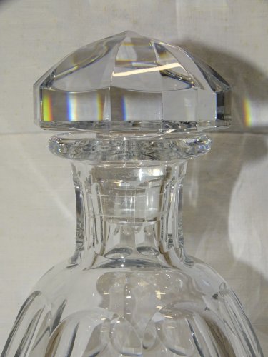 -BELLE ANCIENNE CARAFE BACCARAT à WHISKY Mod.LYAUTEY BOUCHON au N° déco TABLE  D