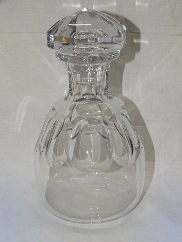 -BELLE ANCIENNE CARAFE BACCARAT à WHISKY Mod.LYAUTEY BOUCHON au N° déco TABLE  D