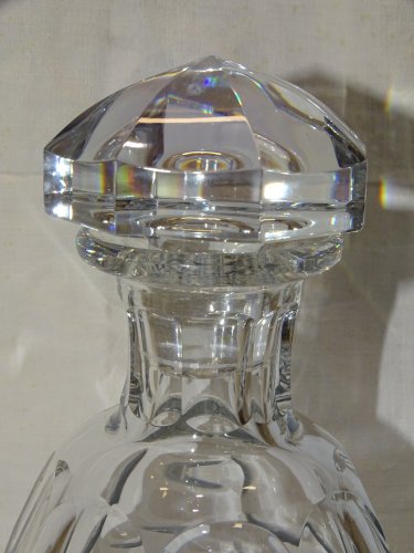 -BELLE ANCIENNE CARAFE BACCARAT à WHISKY Mod.LYAUTEY BOUCHON au N° déco TABLE  D