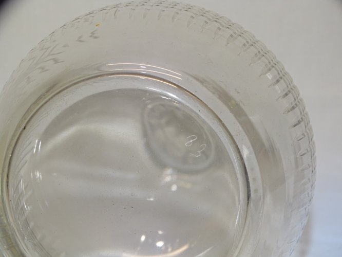 -BELLE ANCIENNE CARAFE CRISTAL BACCARAT Modèle NANCY avec son BOUCHON au N°   D
