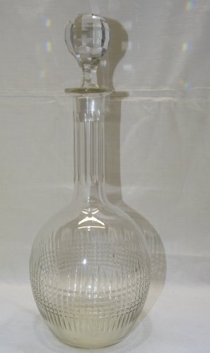-BELLE ANCIENNE CARAFE CRISTAL BACCARAT Modèle NANCY avec son BOUCHON au N°   D