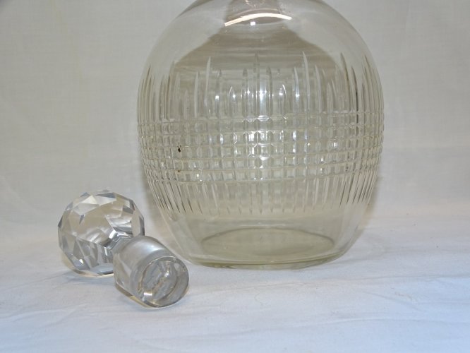 -BELLE ANCIENNE CARAFE CRISTAL BACCARAT Modèle NANCY avec son BOUCHON au N°   D