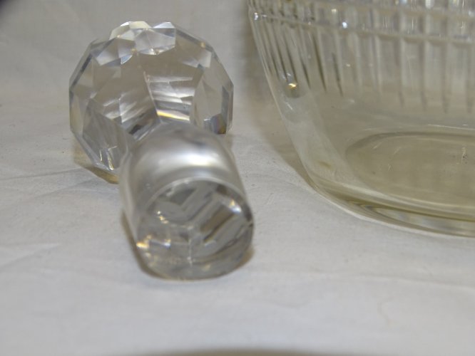 -BELLE ANCIENNE CARAFE CRISTAL BACCARAT Modèle NANCY avec son BOUCHON au N°   D