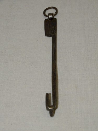 -BELLE ANCIENNE CLE AFRIQUE DU NORD FER FORGE COLLECTION déco VITRINE    D