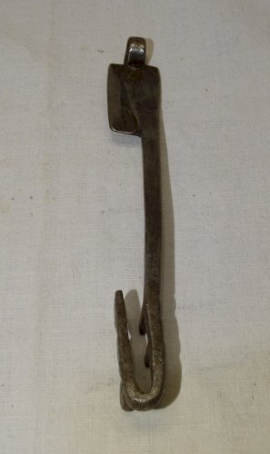 -BELLE ANCIENNE CLE AFRIQUE DU NORD FER FORGE COLLECTION déco VITRINE    D
