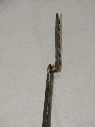 -BELLE ANCIENNE CLE AFRIQUE DU NORD FER FORGE COLLECTION déco VITRINE    D