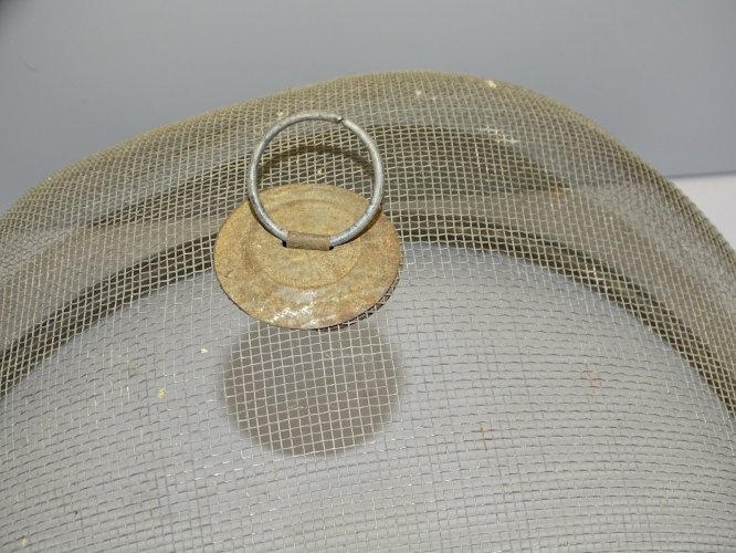 -BELLE ANCIENNE CLOCHE ALIMENTAIRE EN METAL DECO CUISINE RESTAURANT  VINTAGE   D