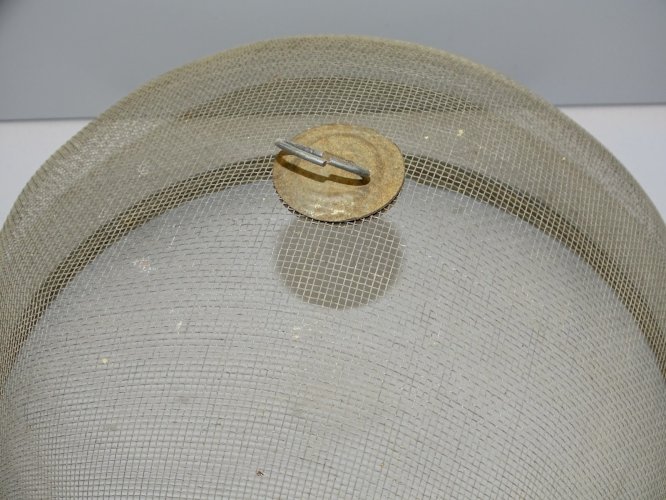 -BELLE ANCIENNE CLOCHE ALIMENTAIRE EN METAL DECO CUISINE RESTAURANT  VINTAGE   D