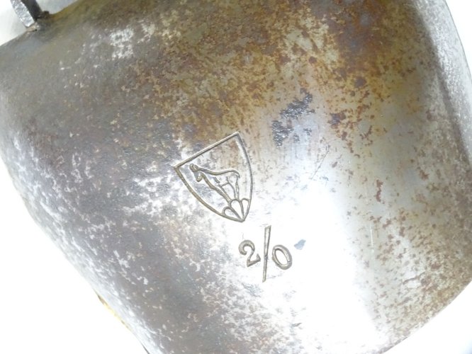 -BELLE ANCIENNE CLOCHE de CHEVRE SUISSE 1969 2/0 COLLIER CUIR COLLECTION    D