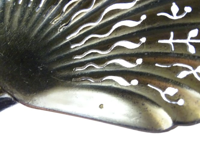 -BELLE ANCIENNE CUILLERE A SAUPOUDRER ARGENT poinçon Tête Sanglier 800e   D