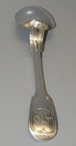 -BELLE ANCIENNE CUILLERE ARGENT CHIFFREE Poinçons MINERVE et ORFEVRE   D
