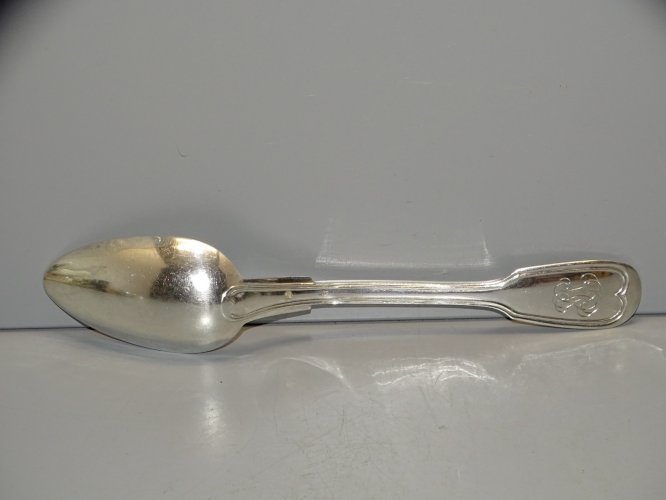 -BELLE ANCIENNE CUILLERE ARGENT CHIFFREE Poinçons MINERVE et ORFEVRE   D