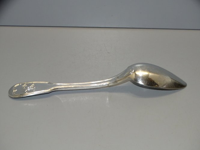 -BELLE ANCIENNE CUILLERE ARGENT CHIFFREE Poinçons MINERVE et ORFEVRE   D