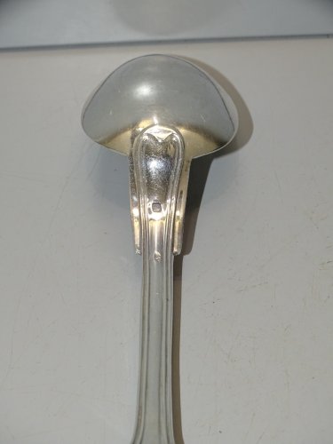 -BELLE ANCIENNE CUILLERE ARGENT CHIFFREE Poinçons MINERVE et ORFEVRE   D