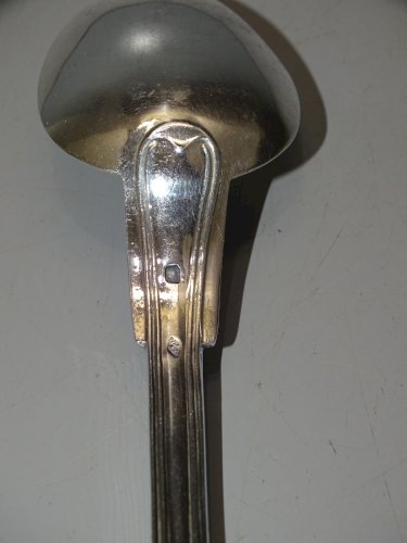 -BELLE ANCIENNE CUILLERE ARGENT CHIFFREE Poinçons MINERVE et ORFEVRE   D