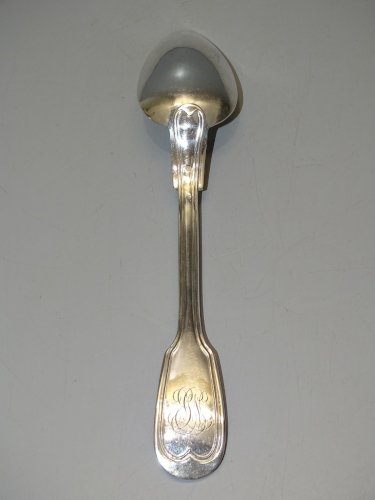 -BELLE ANCIENNE CUILLERE ARGENT CHIFFREE Poinçons MINERVE et ORFEVRE   D