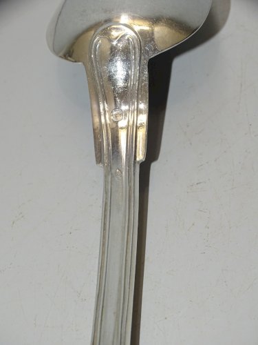 -BELLE ANCIENNE CUILLERE ARGENT CHIFFREE Poinçons MINERVE et ORFEVRE   D