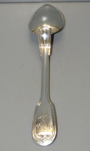 -BELLE ANCIENNE CUILLERE ARGENT CHIFFREE Poinçons MINERVE et ORFEVRE   D