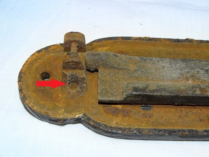 -BELLE ANCIENNE ENTREE BOITE AUX LETTRES EN FONTE DECO PORTE D'ENTREE    D