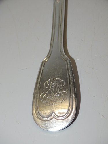 -BELLE ANCIENNE FOURCHETTE ARGENT CHIFFREE Poinçons MINERVE et ORFEVRE   D
