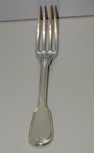 -BELLE ANCIENNE FOURCHETTE ARGENT CHIFFREE Poinçons MINERVE et ORFEVRE   D