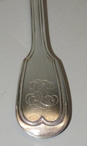 -BELLE ANCIENNE FOURCHETTE ARGENT CHIFFREE Poinçons MINERVE et ORFEVRE   D