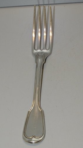 -BELLE ANCIENNE FOURCHETTE ARGENT CHIFFREE Poinçons MINERVE et ORFEVRE   D