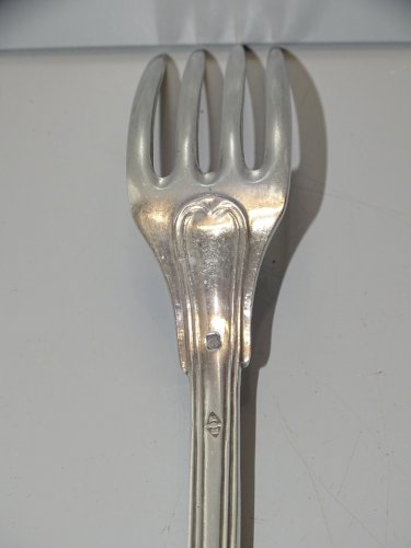-BELLE ANCIENNE FOURCHETTE ARGENT CHIFFREE Poinçons MINERVE et ORFEVRE   D