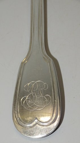 -BELLE ANCIENNE FOURCHETTE ARGENT CHIFFREE Poinçons MINERVE et ORFEVRE   D