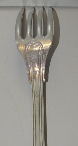 -BELLE ANCIENNE FOURCHETTE ARGENT CHIFFREE Poinçons MINERVE et ORFEVRE   D