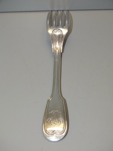 -BELLE ANCIENNE FOURCHETTE ARGENT CHIFFREE Poinçons MINERVE et ORFEVRE   D