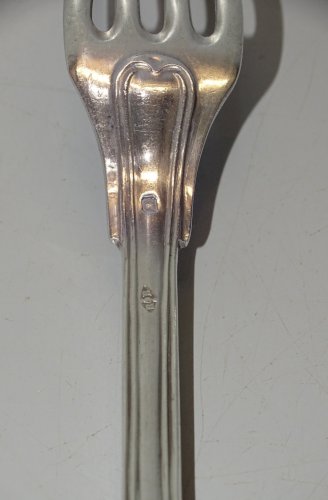 -BELLE ANCIENNE FOURCHETTE ARGENT CHIFFREE Poinçons MINERVE et ORFEVRE   D