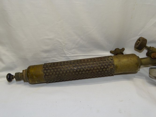 -BELLE ANCIENNE LAMPE A SOUDER Marque M RIPPES COLLECTION OUTIL ANCIEN   D
