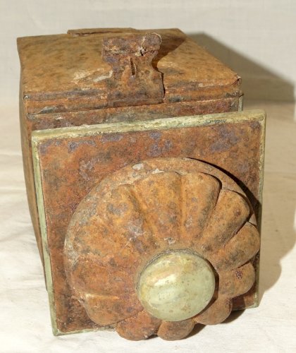 -BELLE ANCIENNE LAMPE DE CALECHE OU FIACRE XIXe A RENOVER JUS DE GRANGE    D