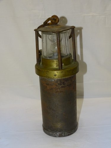 -BELLE ANCIENNE LAMPE DE SECURITE ou de MARINE ou de MINEUR OLDHAM & sons    D