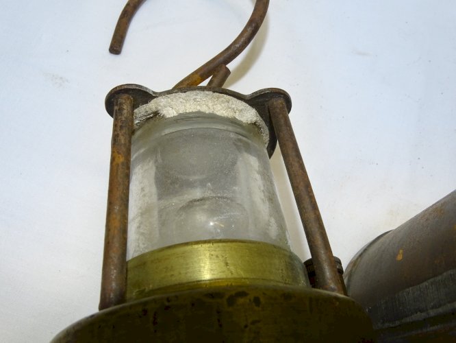 -BELLE ANCIENNE LAMPE DE SECURITE ou de MARINE ou de MINEUR OLDHAM & sons    D