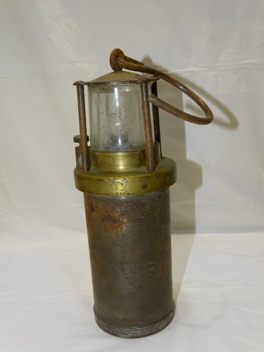 -BELLE ANCIENNE LAMPE DE SECURITE ou de MARINE ou de MINEUR OLDHAM & sons    D