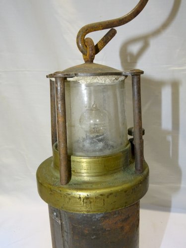 -BELLE ANCIENNE LAMPE DE SECURITE ou de MARINE ou de MINEUR OLDHAM & sons    D