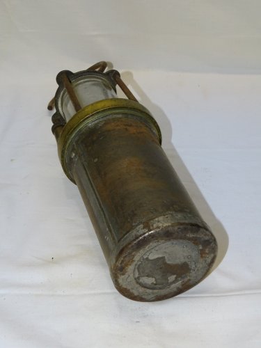 -BELLE ANCIENNE LAMPE DE SECURITE ou de MARINE ou de MINEUR OLDHAM & sons    D