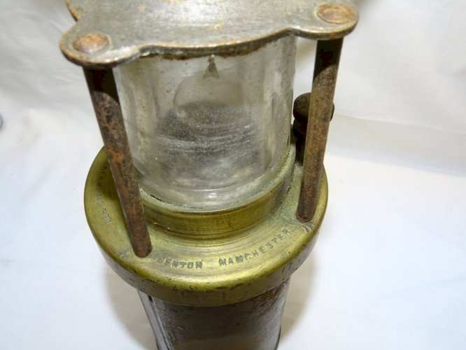 -BELLE ANCIENNE LAMPE DE SECURITE ou de MARINE ou de MINEUR OLDHAM & sons    D