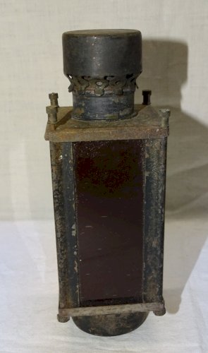 -BELLE ANCIENNE LANTERNE A BOUGIE MARQUE JUNIUS ECLAIRAGE LABO PHOTOS    D