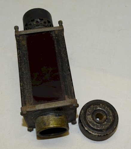 -BELLE ANCIENNE LANTERNE A BOUGIE MARQUE JUNIUS ECLAIRAGE LABO PHOTOS    D
