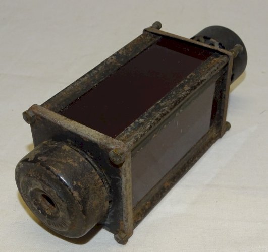 -BELLE ANCIENNE LANTERNE A BOUGIE MARQUE JUNIUS ECLAIRAGE LABO PHOTOS    D