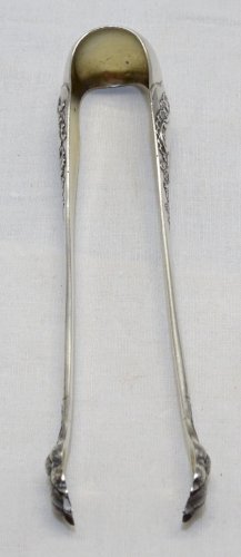 -BELLE ANCIENNE PINCE A SUCRE ARGENT Poinçon MINERVE titre 1 & Orfèvre    D
