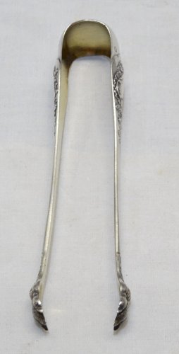 -BELLE ANCIENNE PINCE A SUCRE ARGENT Poinçon MINERVE titre 1 & Orfèvre    D