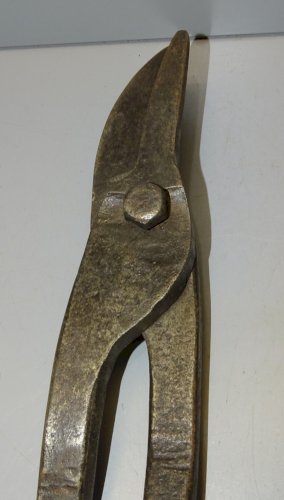 -BELLE ANCIENNE PINCE CISAILLE PINCE COUPANTE OUTIL CAROSSIER FORGERON AUTRE   D
