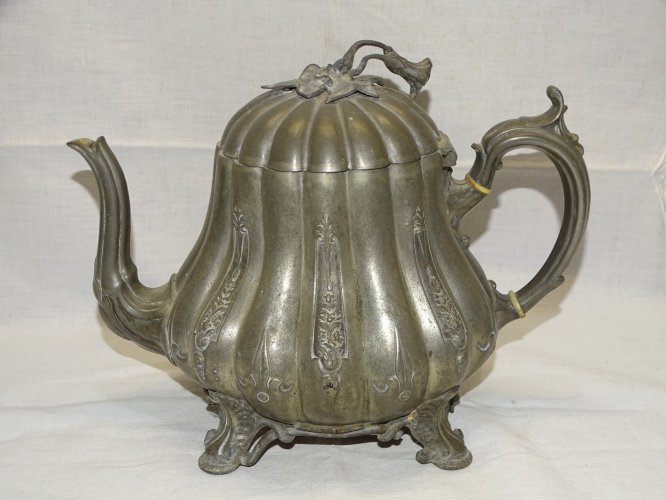 -BELLE ANCIENNE VERSEUSE CAFE/THE SHEFFIELD SHAW & FISHER  JUS de grenier    D