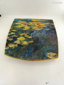 Belle assiette de collection decor claude monnet par luneville saint clement en bon etat