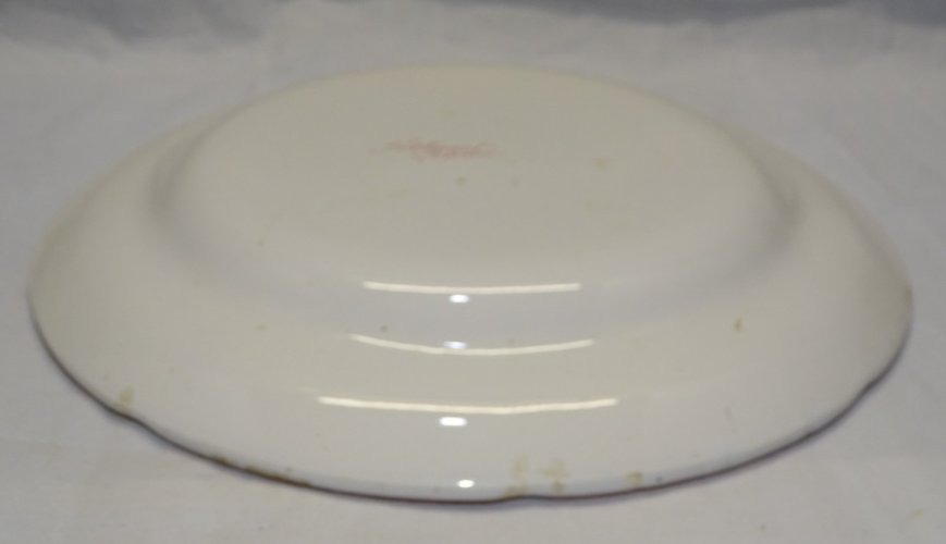 -BELLE ASSIETTE DECOR AU CHINOIS CERAMIQUE SAINT CLEMENT COLLECTION déco   D