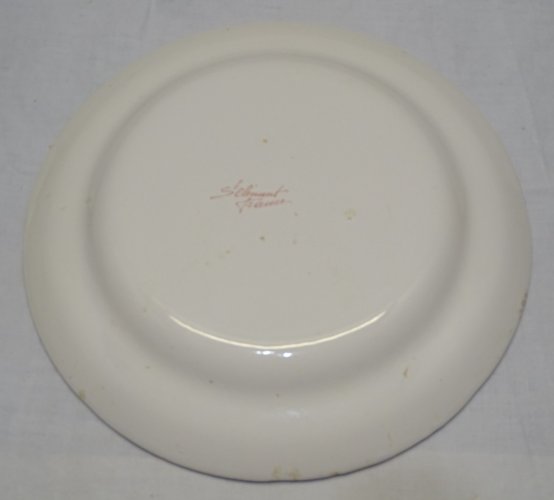 -BELLE ASSIETTE DECOR AU CHINOIS CERAMIQUE SAINT CLEMENT COLLECTION déco   D